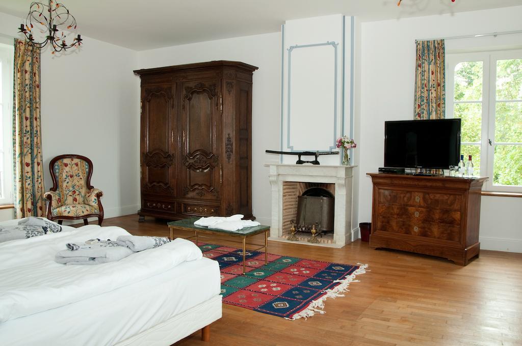 Domaine De La Fauconnie Hotell Campsegret Rum bild